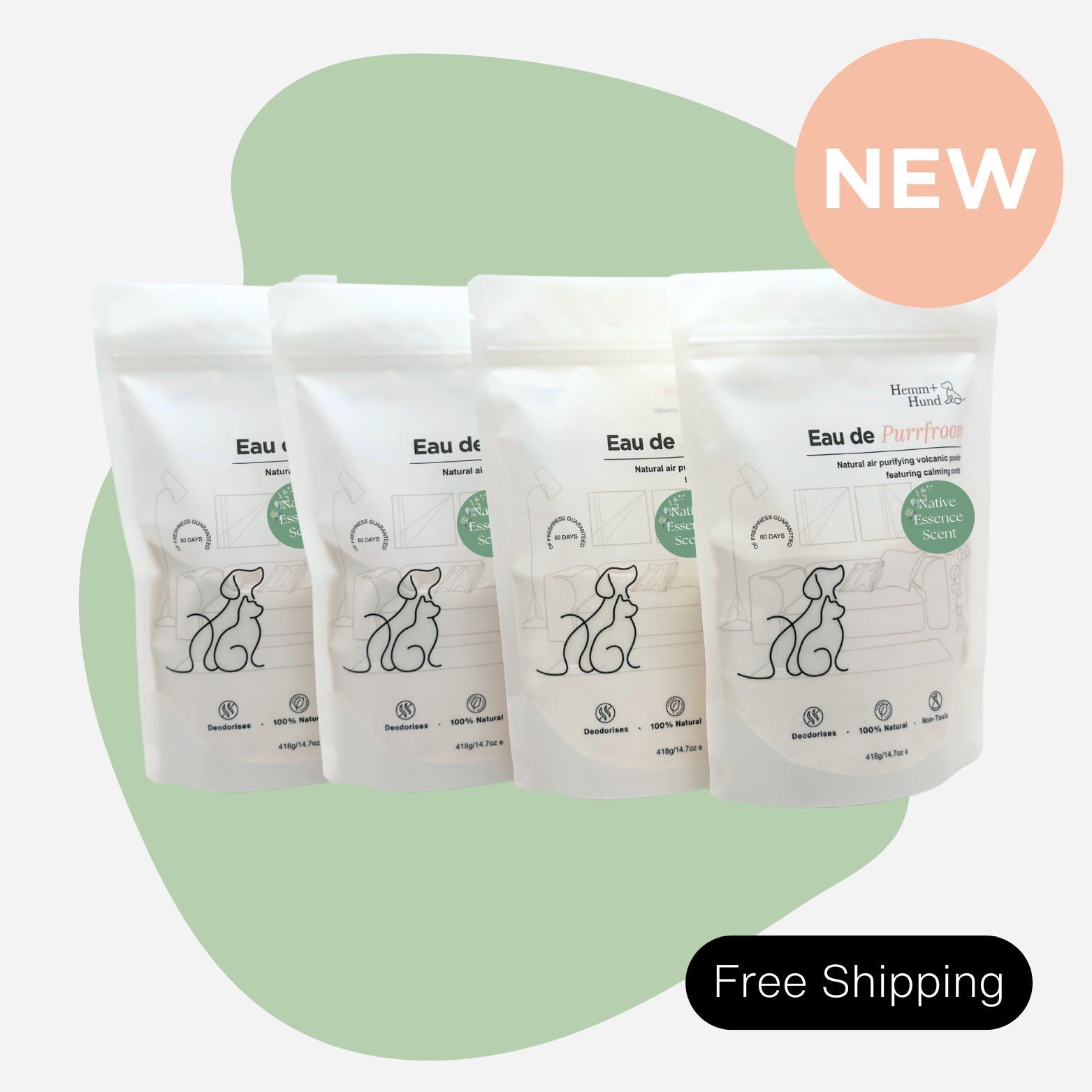 Eau de Purrfroom - 4 Pack - NEW Native Essence Scent-0